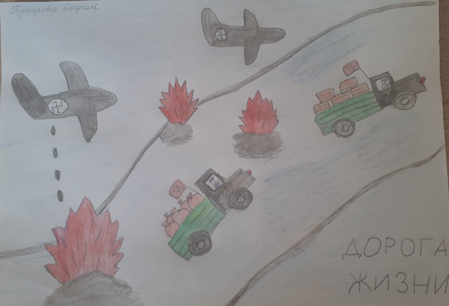 Рисунки на тему ленинграда блокада